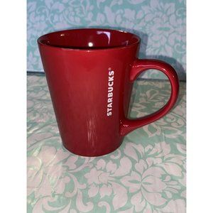 New Starbucks Solid Red Coffee Mug 2016 13oz
